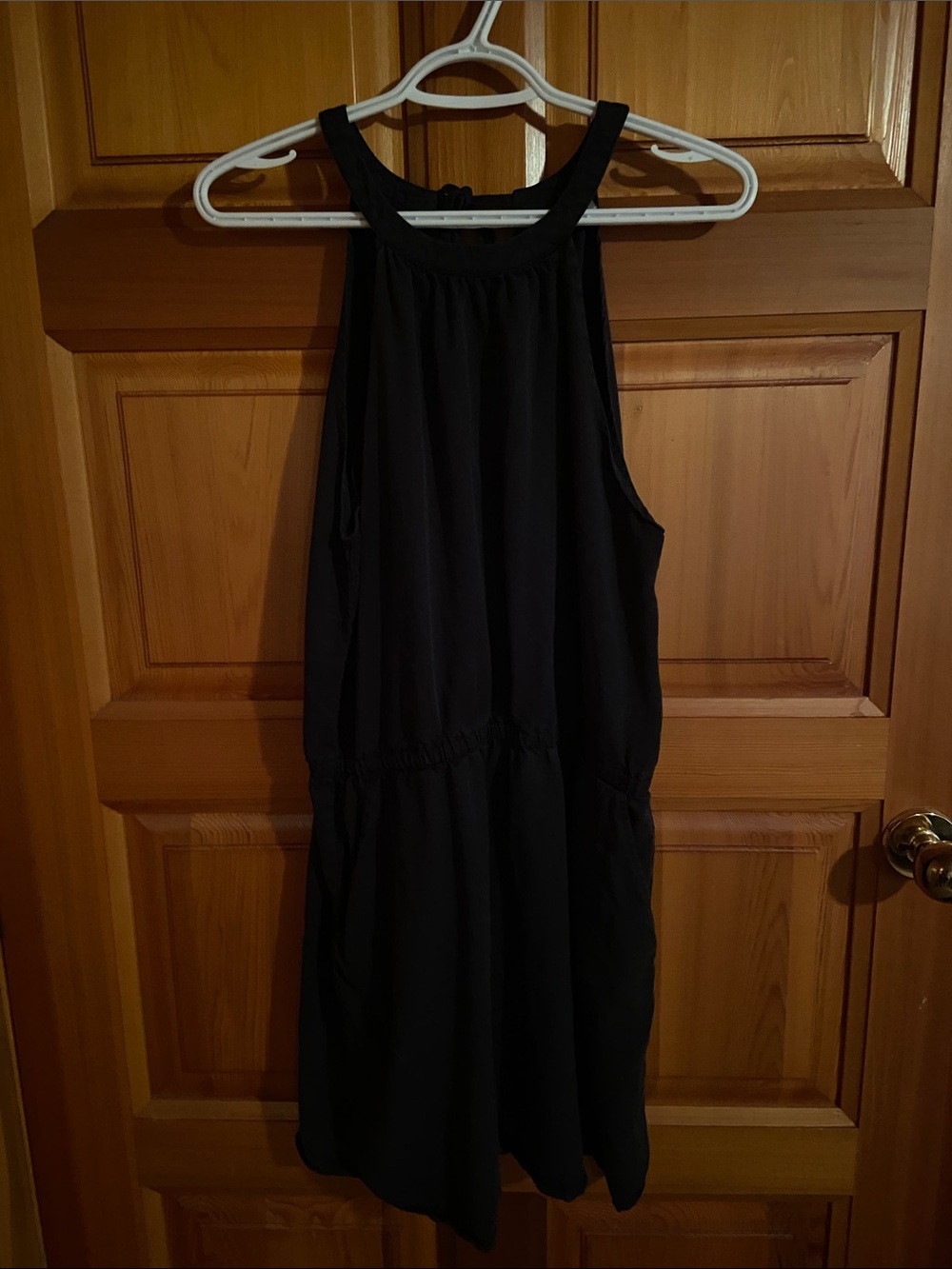 tentree Black Sleeveless Jumpsuit Romper